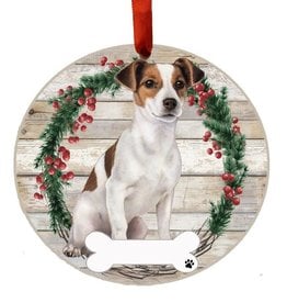 E&S Pets Jack Russell Full Body Wreath Ornament