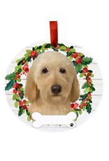 E&S Pets Labradoodle Wreath Ornament