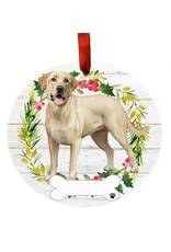 E&S Pets Yellow Labrador Full Body Wreath Ornament