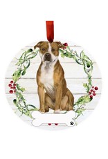 E&S Pets Pit Bull Full Body Wreath Ornament