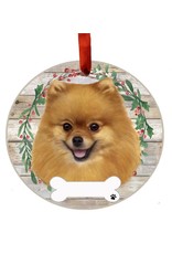 E&S Pets Pomeranian Wreath Ornament