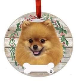 E&S Pets Pomeranian Wreath Ornament