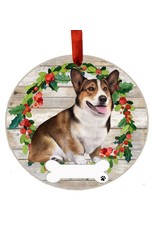 E&S Pets Welsh Corgi Full Body Wreath Ornament