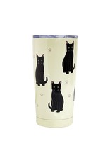 E&S Pets Black Cat Tumbler