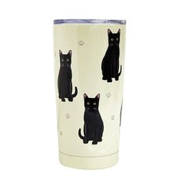 E&S Pets Black Cat Tumbler