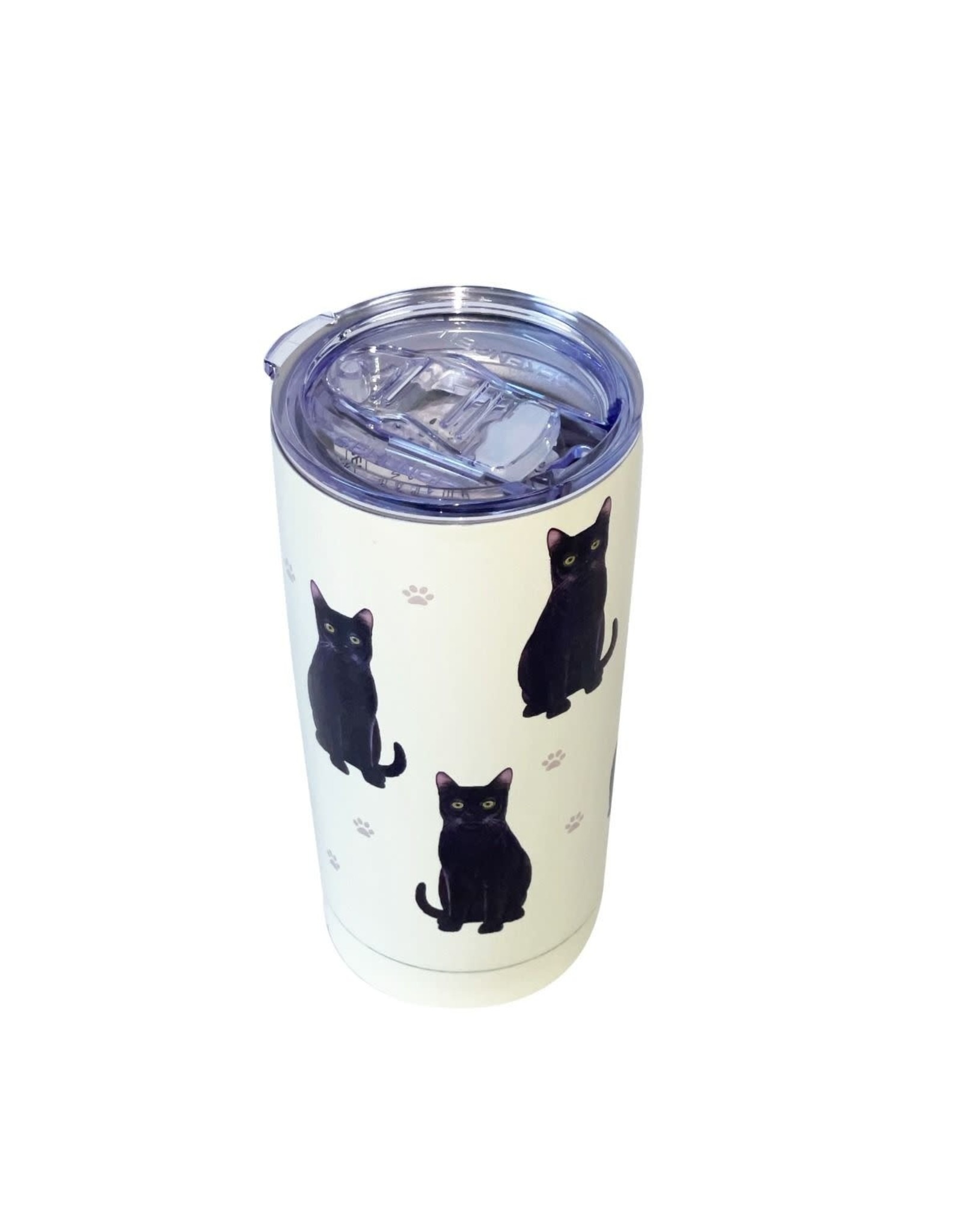 E&S Pets Black Cat Tumbler