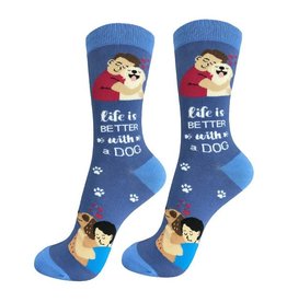 E&S Pets I Love My Dog Socks