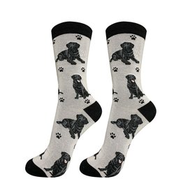 E&S Pets Full Body Black Labrador Socks