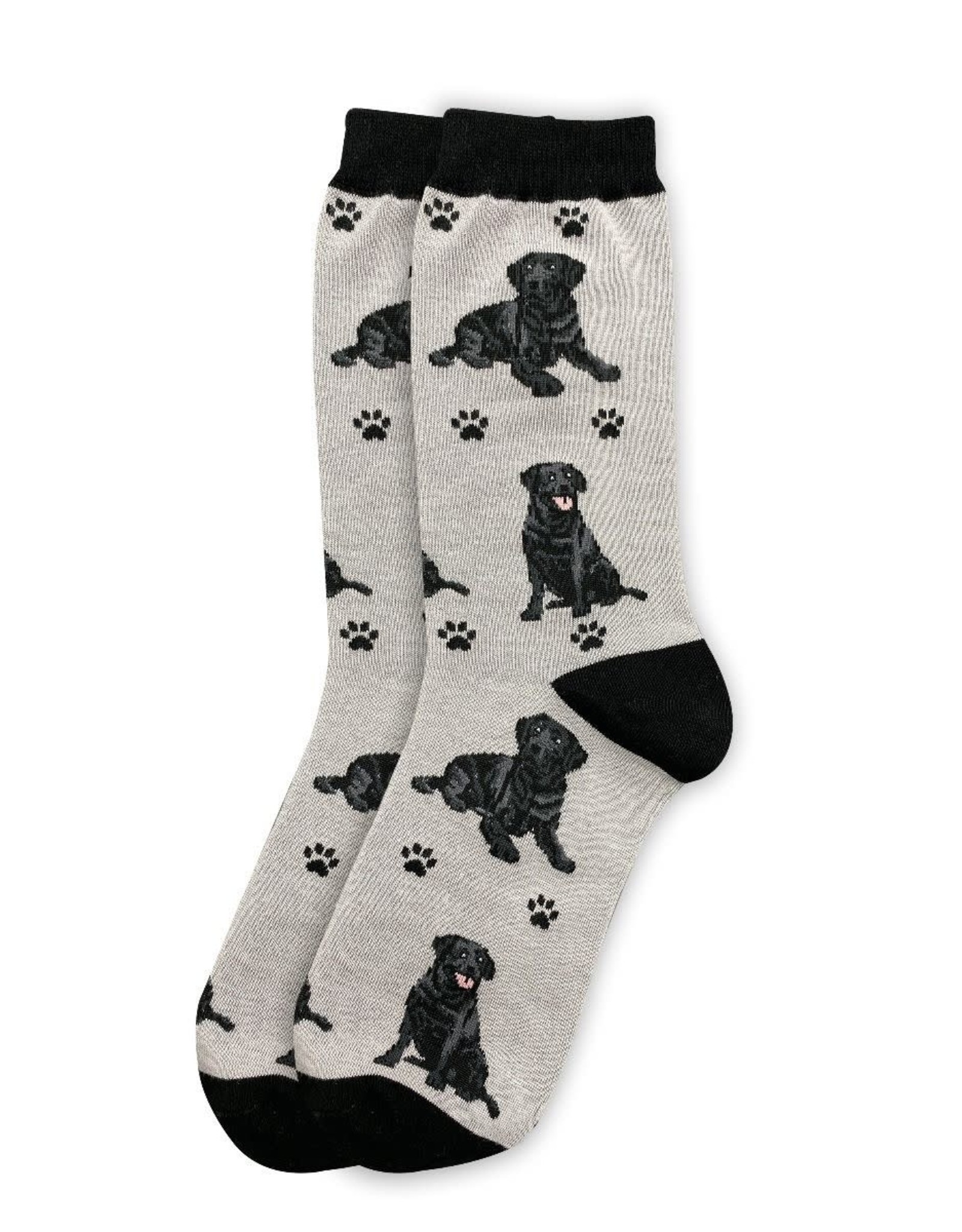 E&S Pets Full Body Black Labrador Socks