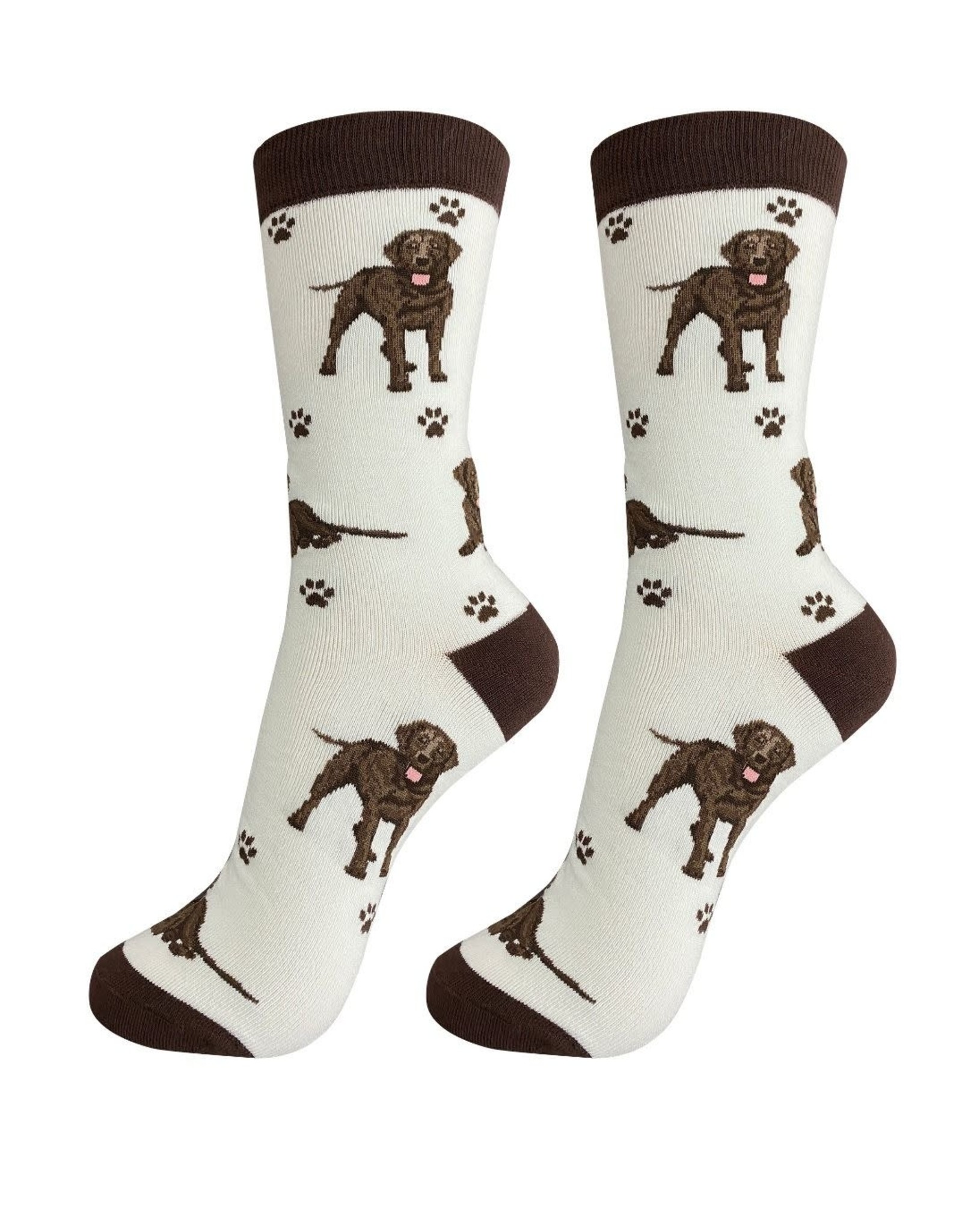 E&S Pets Full Body Chocolate Labrador Socks