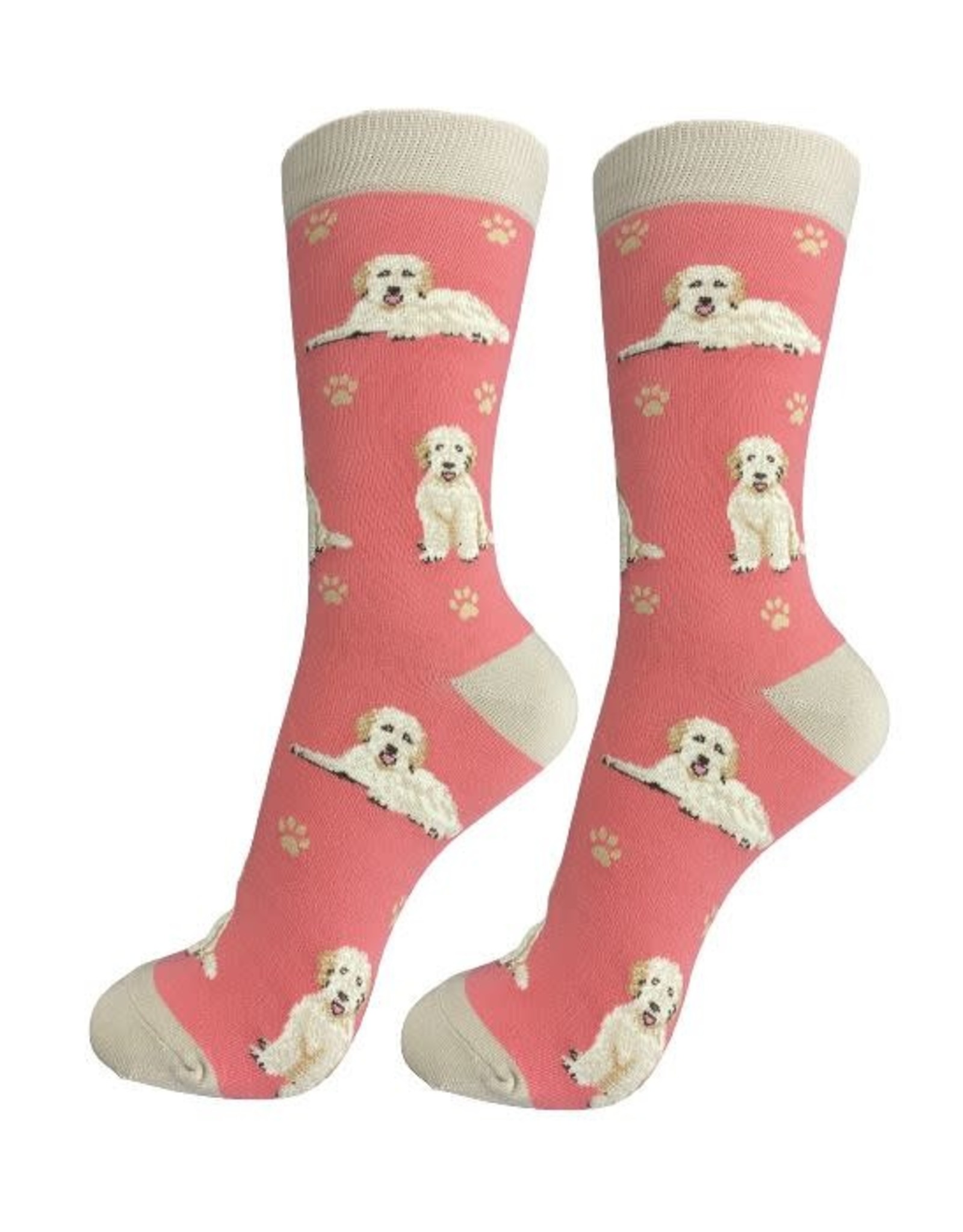 E&S Pets Full Body Goldendoodle Peach Socks