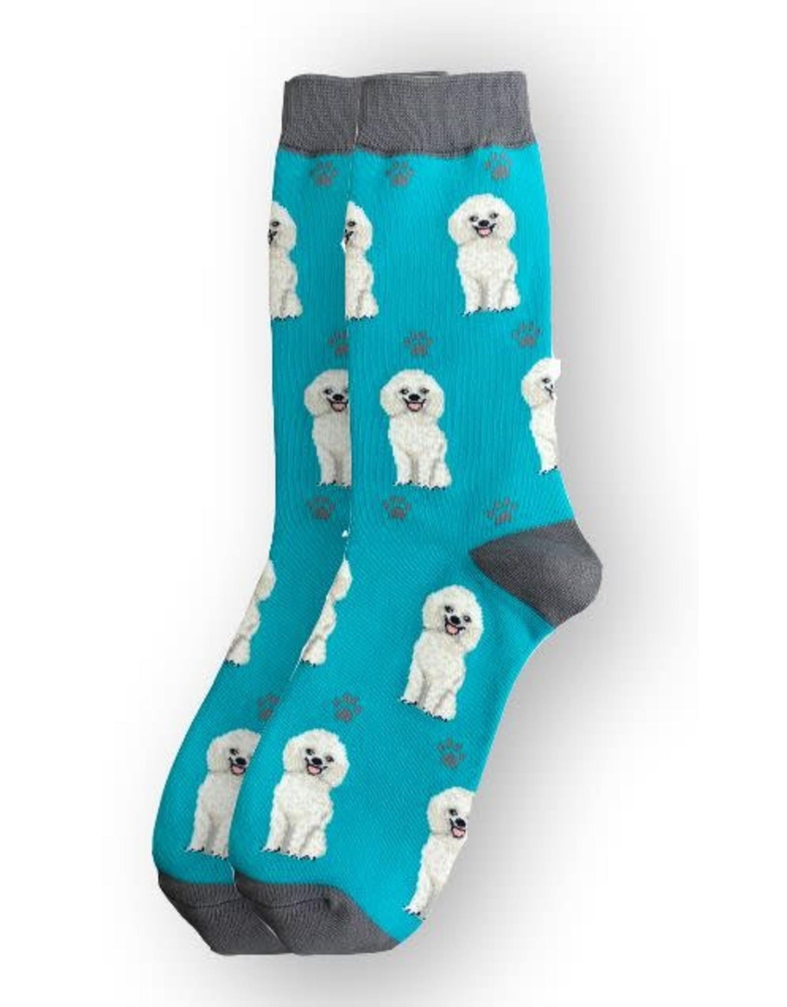 White Poodle Socks