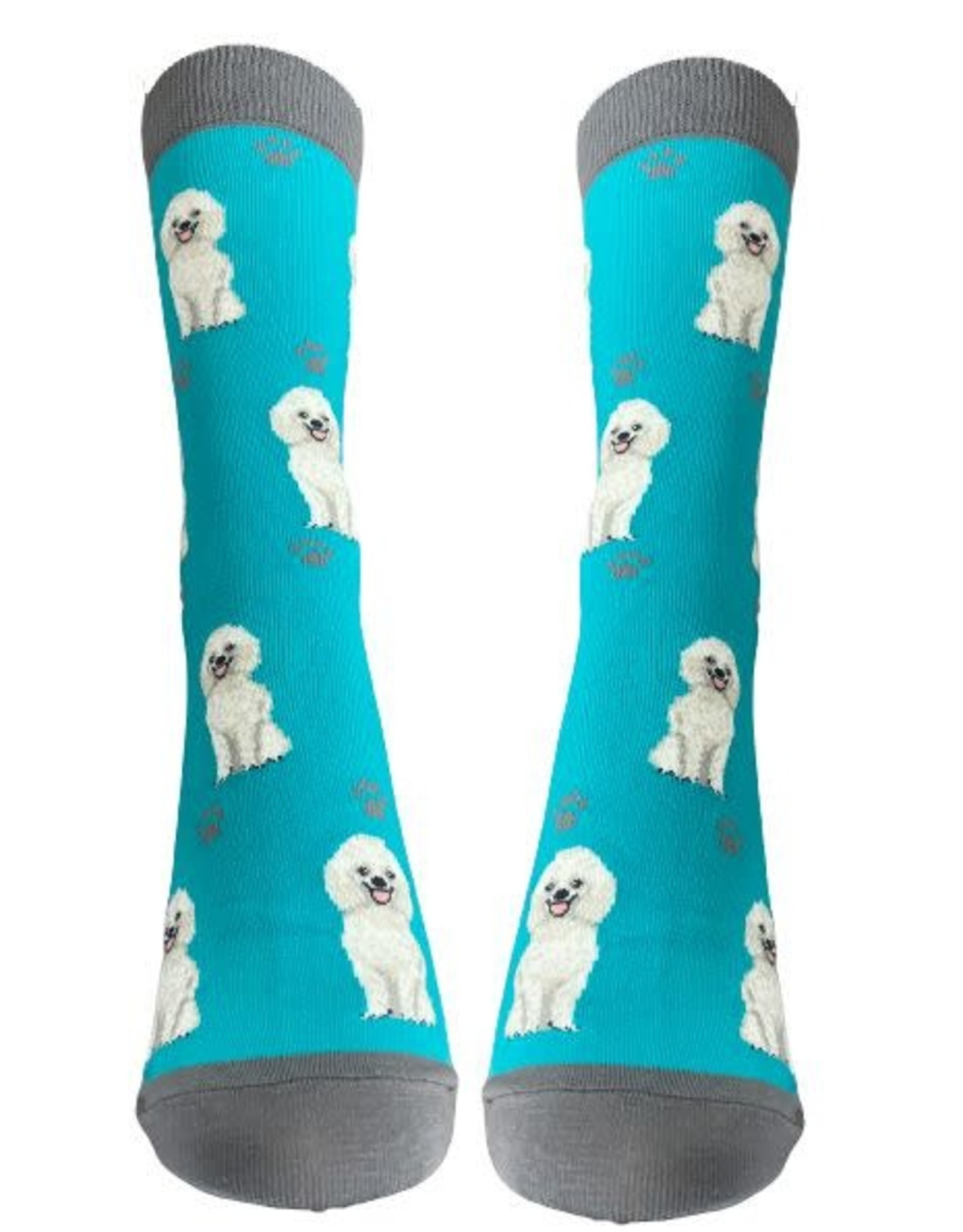 E&S Pets Full Body White Poodle Socks