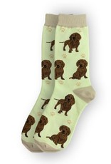 E&S Pets Full Body Red Dachshund Socks