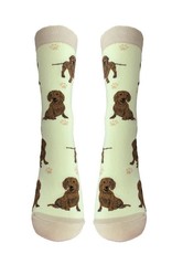 E&S Pets Full Body Red Dachshund Socks