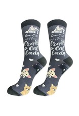 E&S Pets Crazy Cat Lady Socks