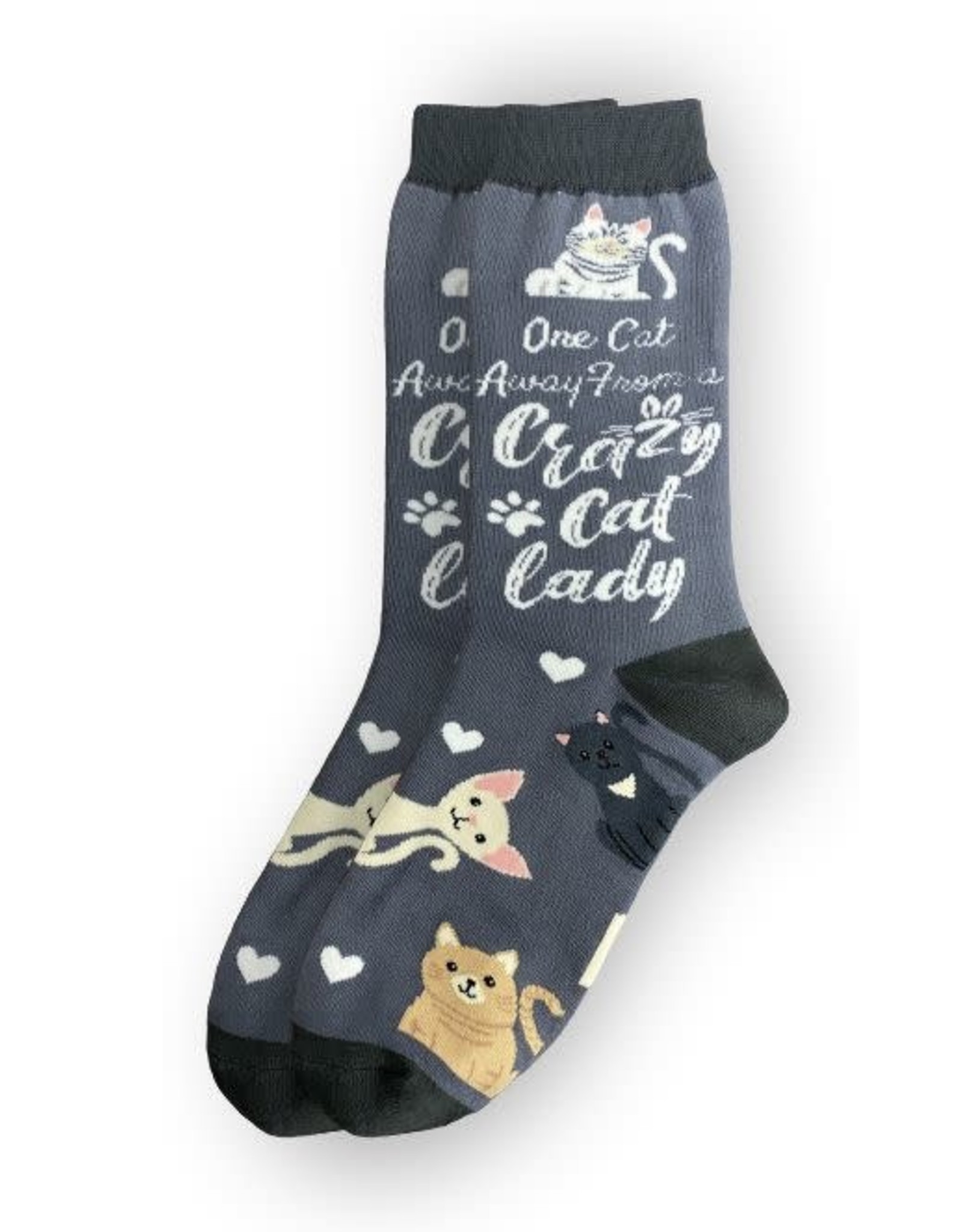 E&S Pets Crazy Cat Lady Socks