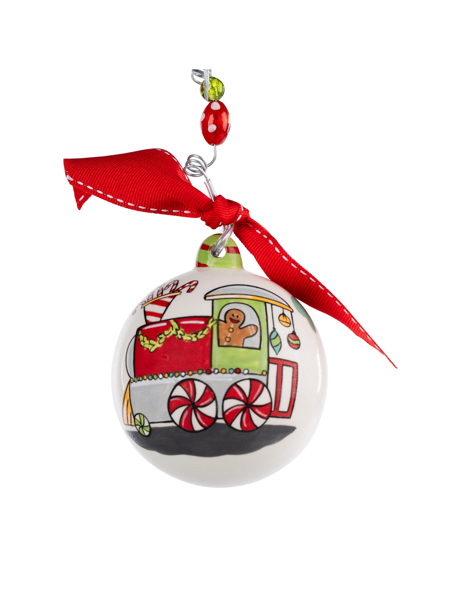 Glory Haus All Aboard Train Ball Ornament