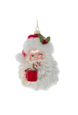 Kurt S. Adler Santa Holding Cocoa Mug Ornament