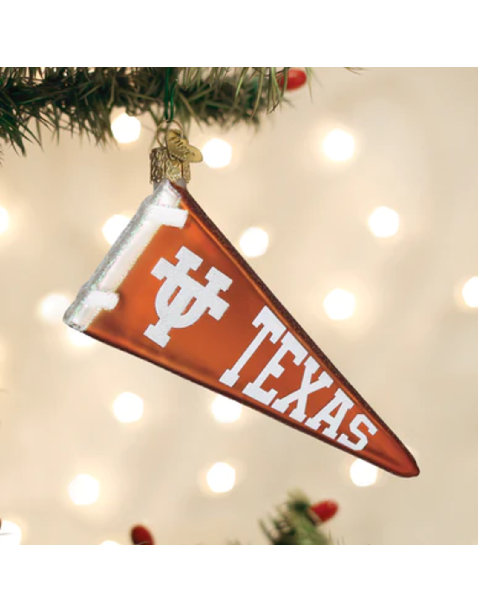 Old World Christmas University of Texas Pennant Ornament