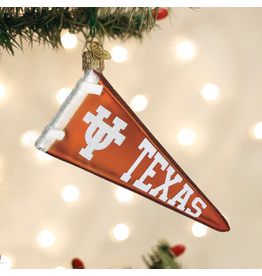 Old World Christmas University of Texas Pennant Ornament