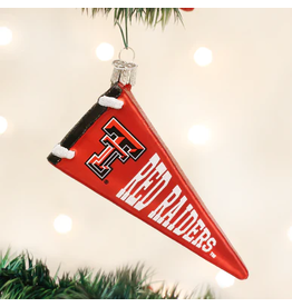 Old World Christmas Texas Tech Pennant Ornament