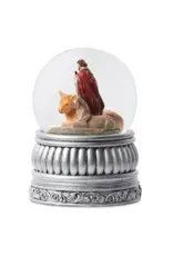 Roman Silver Holy Family Snow Globe - Musical