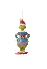 Jim Shore 2023 Grinch in Ugly Sweater Ornament