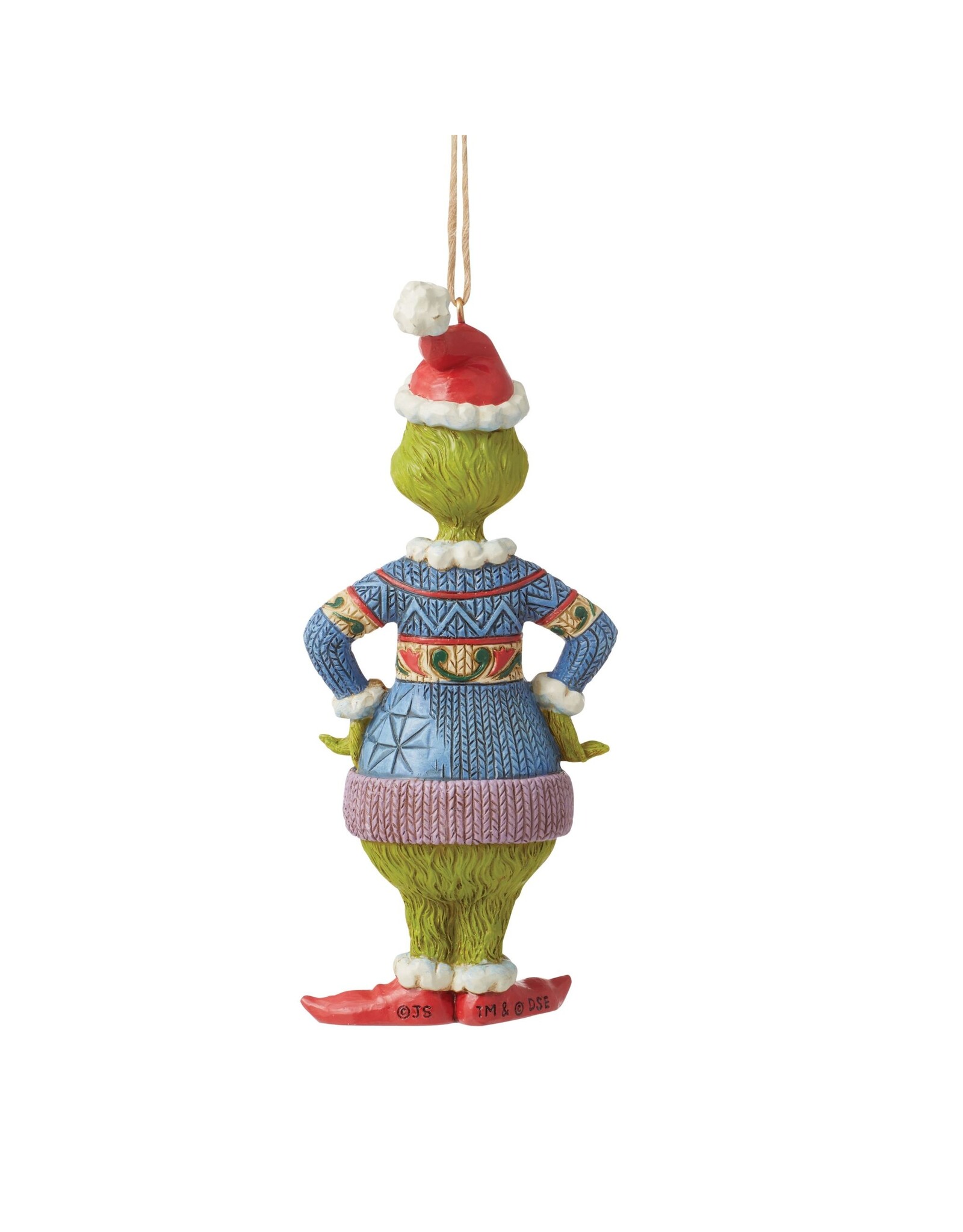 Jim Shore 2023 Grinch in Ugly Sweater Ornament