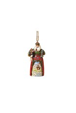 Jim Shore "Frohe Weihnachten" German Santa Ornament