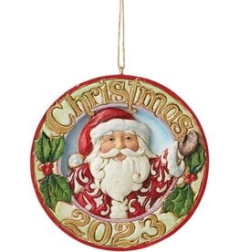 Jim Shore 2023 Jolly Santa Ornament