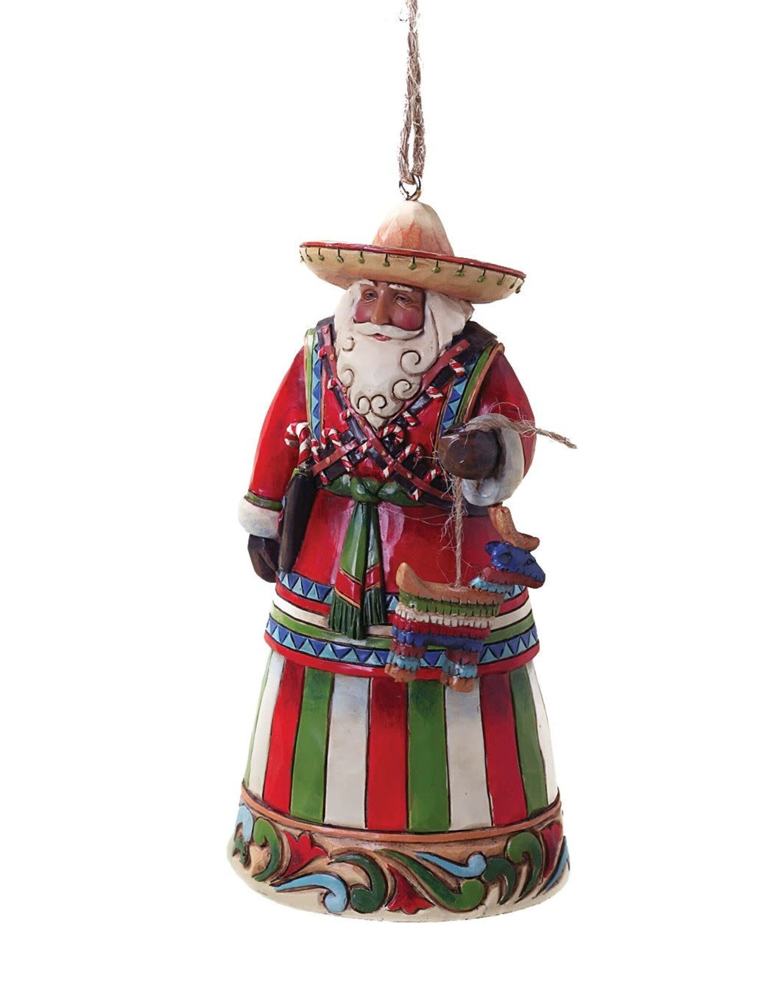 Jim Shore "Feliz Navidad" Mexican Santa Ornament