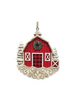 Jim Shore Red Barn Ornament