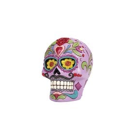 Jim Shore "Colorful Calavera" Purple Skull