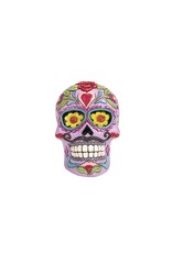 Jim Shore "Colorful Calavera" Purple Skull