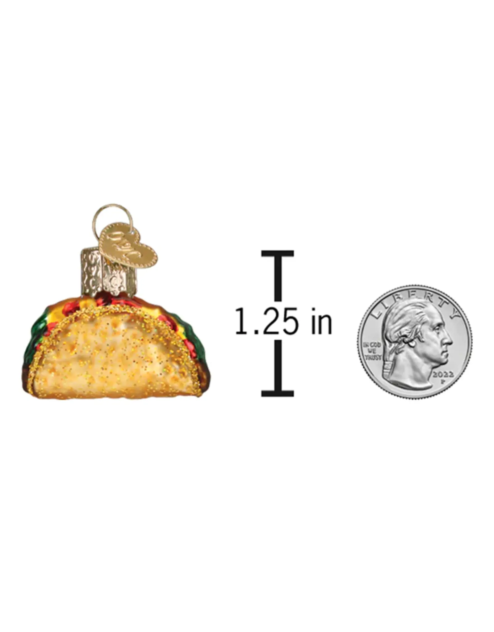 Old World Christmas Mini Taco Ornament