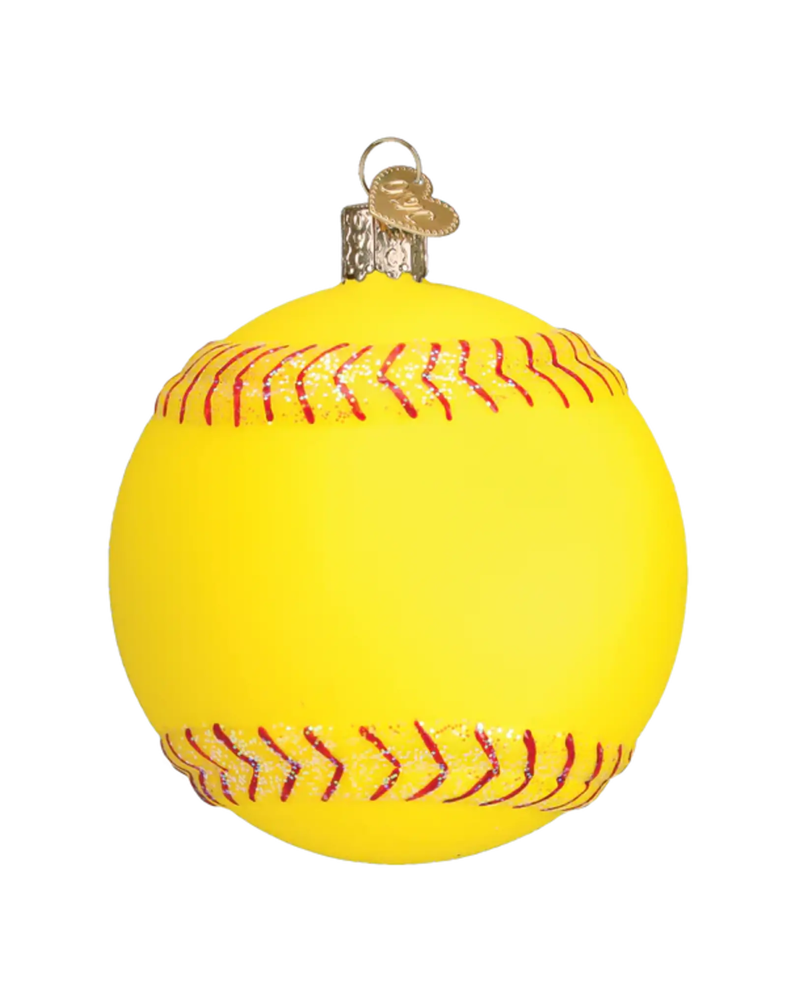 Old World Christmas Softball Ornament