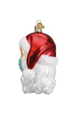 Old World Christmas Santa with Mask Ornament