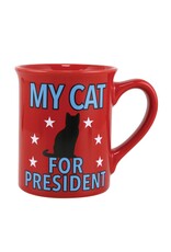 Enesco My Cat for President Mug