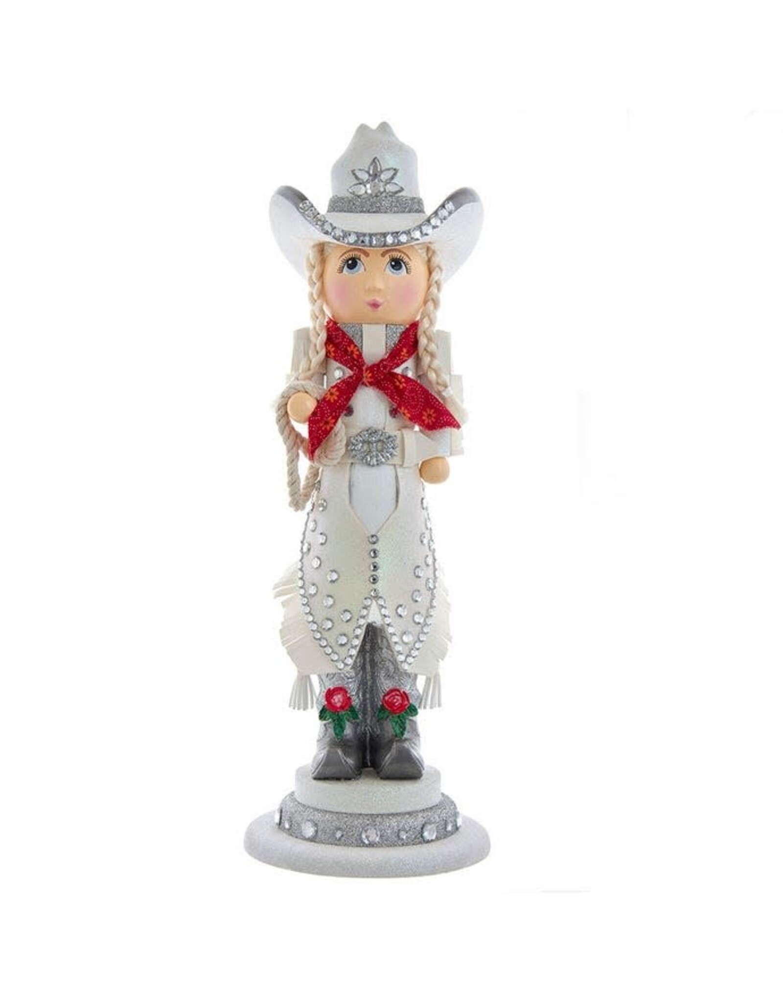 Kurt S. Adler Rhinestone Cowgirl Nutcracker