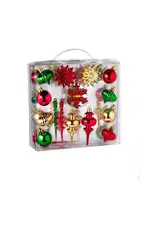 Kurt S. Adler Mini Shatterproof Ornament 36 piece set