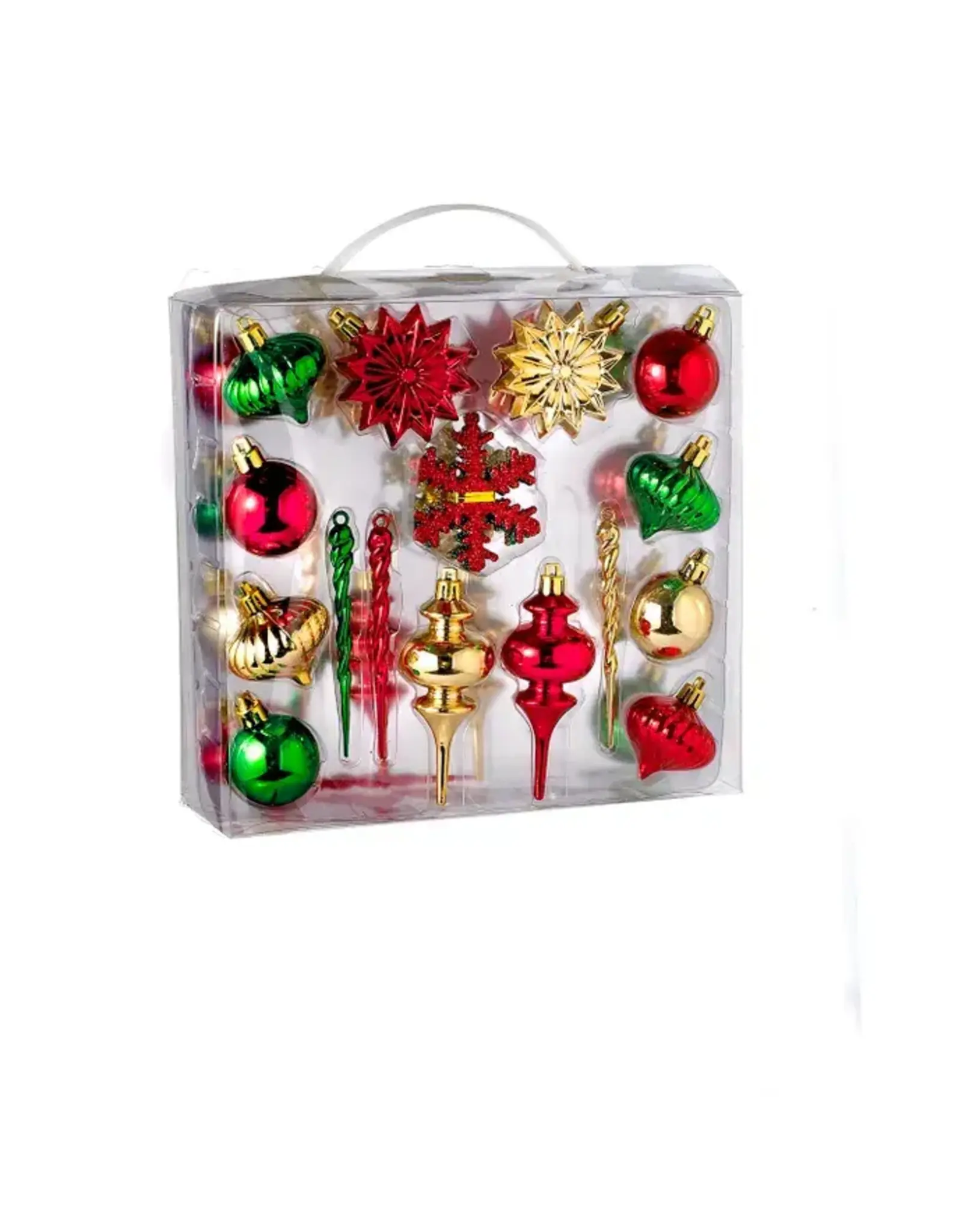 Kurt S. Adler Mini Shatterproof Ornament 36 piece set
