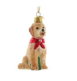 Kurt S. Adler Goldendoodle with Bandana Ornament