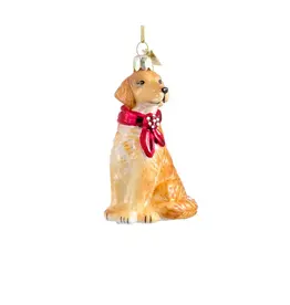 Kurt S. Adler Golden Retriever with Bandana Ornament