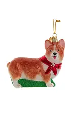 Kurt S. Adler Corgi with Bandana Ornament