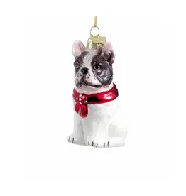 Kurt S. Adler French Bulldog with Bandana Ornament