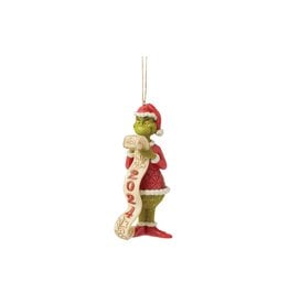 Jim Shore Dated 2024 Grinch Ornament