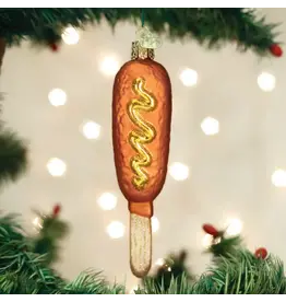 Old World Christmas Corn Dog Ornament