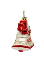 Kurt S. Adler 40th Anniversary Bells Glass Ornament