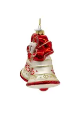 Kurt S. Adler 40th Anniversary Bells Glass Ornament